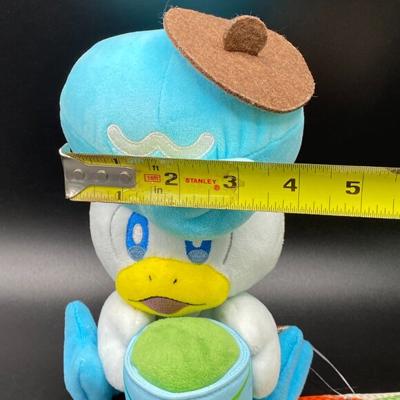 Pokemon WCS 2023 Quaxly Green Tea Plush Doll Yokohama Japan Limited Edition NWT - Picture 11 of 12